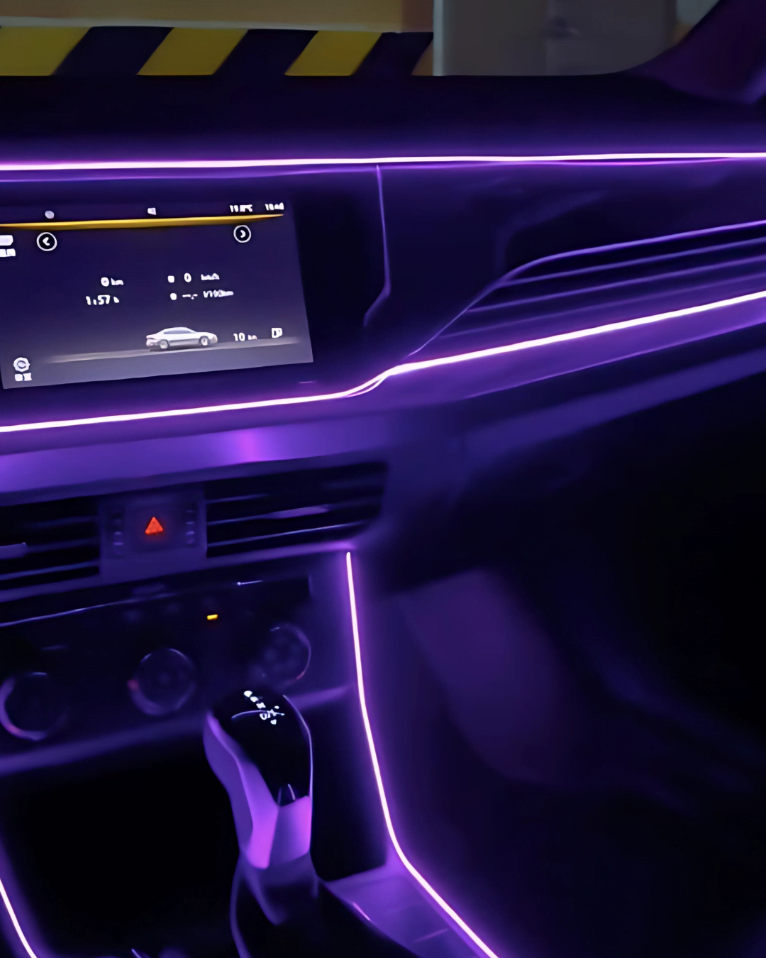 lumini ambientale auto LED RGB DIY - brily detail