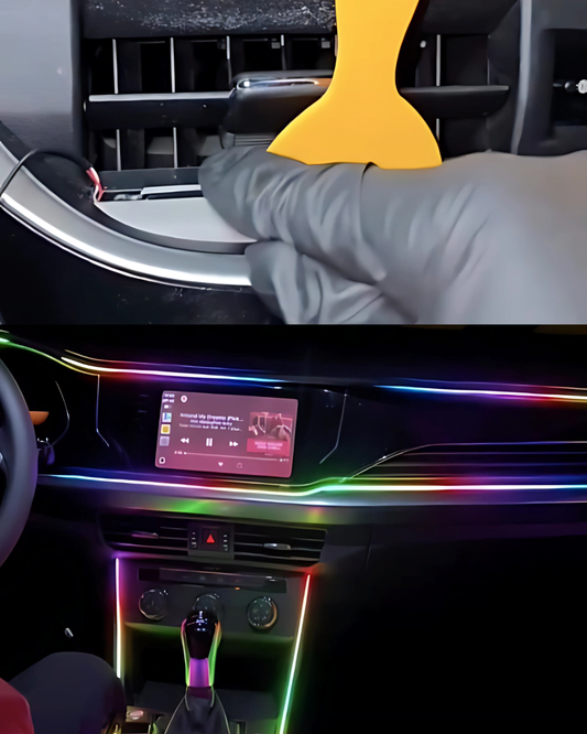 lumini ambientale auto LED RGB DIY - brily detail