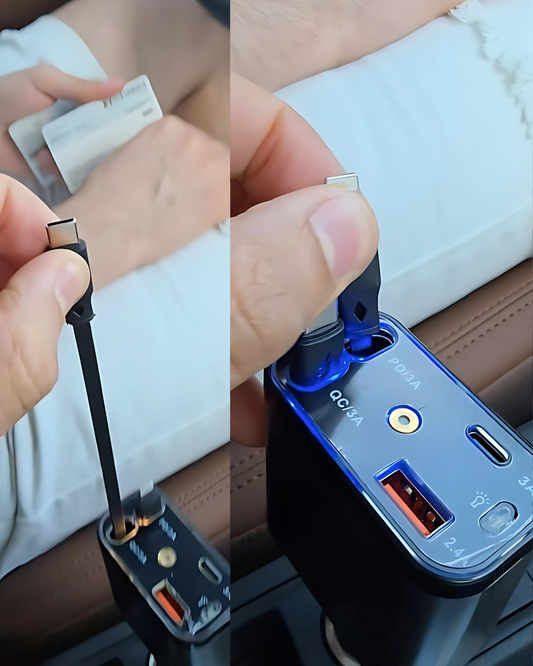 Brily Starlight plafon instelat auto cu incarcator auto telefon fast charger