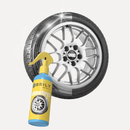 shiny tires - solutie intretinere luciu intens anvelope auto